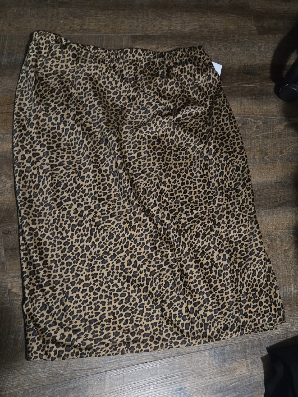 Isabel Maternity Leopard Print Pencil Skirt - Tan & Black